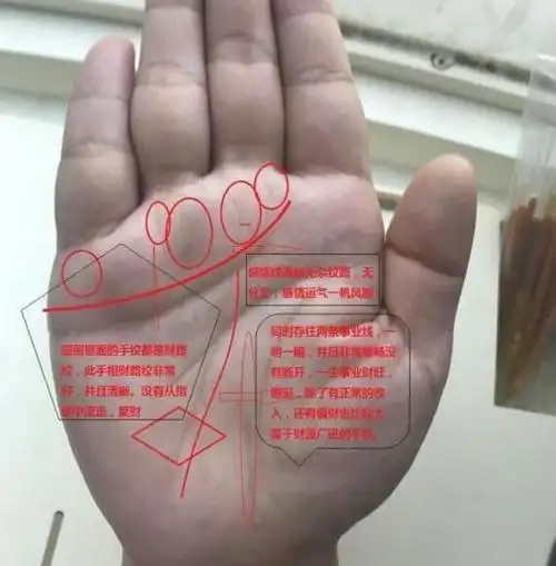 富贵手相的6种奇纹看看你是先天富贵还是需后天努力