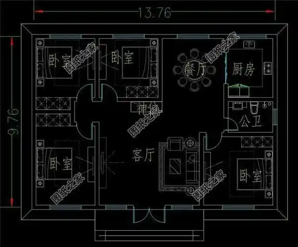 一层平顶屋自建房,爸妈的最爱,生活的好选择