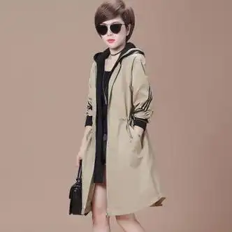 服饰内衣>女装>风衣>雷伦漫蒂(leilunmandi)>雷伦漫蒂高档风衣女中长