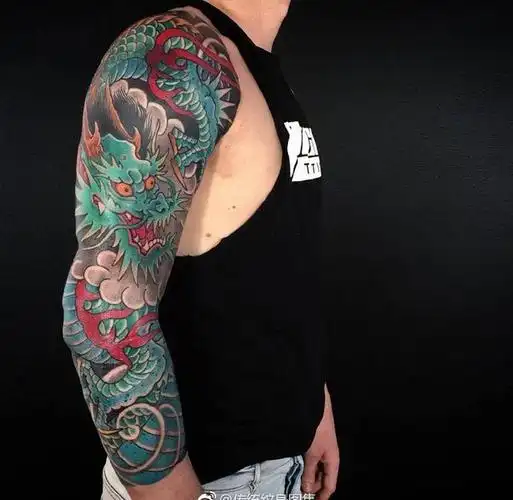 花臂龙霸气,龙霸气帅气_大山谷图库