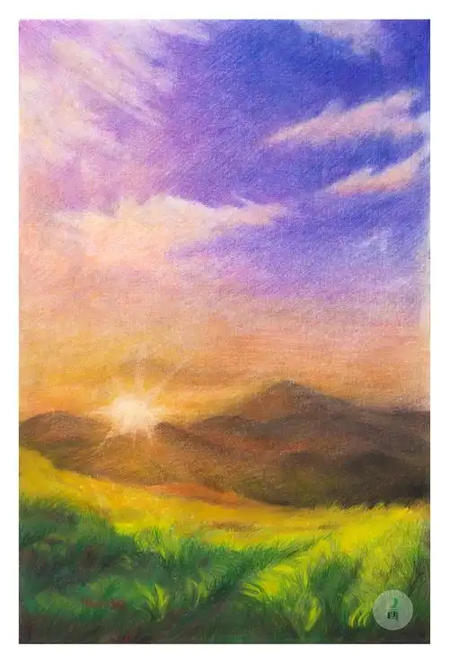 彩铅——风景