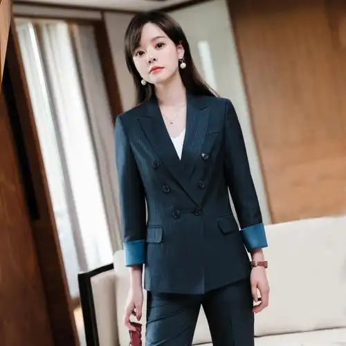 女裤套装经理职业装套装女总裁时尚上班气质女王范英伦风商务小西装