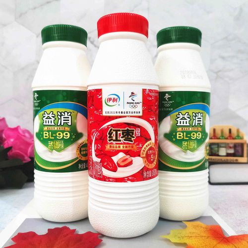 酸奶发酵菌 益生菌 伊利 瓶装_伊利益消酸奶450g*5瓶风味发酵乳 原味