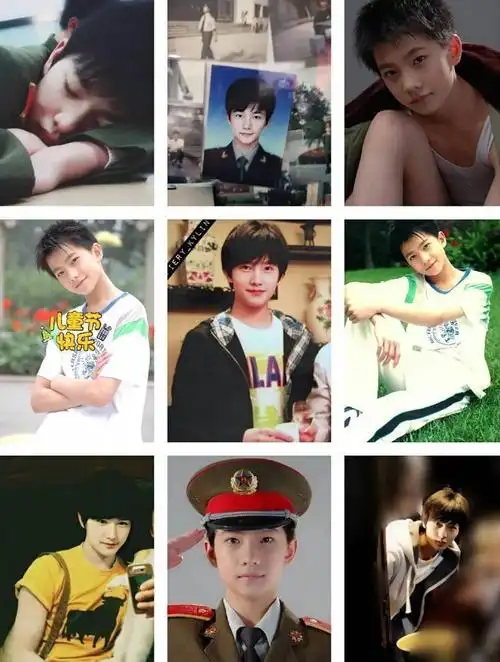 杨洋从小到大完美复制帅气 精致的五官从小就好优越