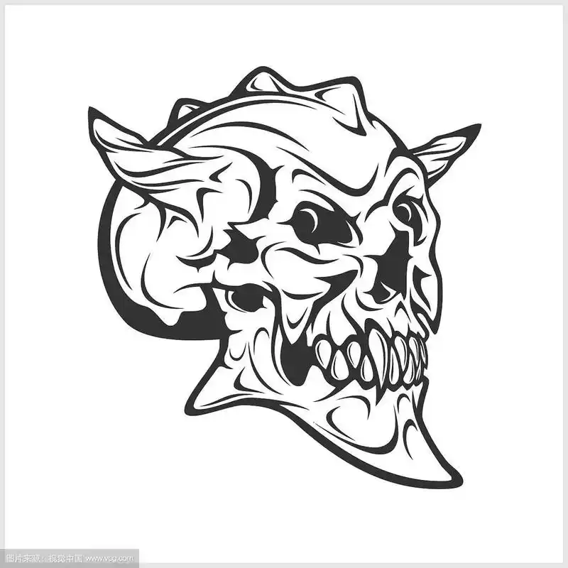 白色的恶魔骷髅