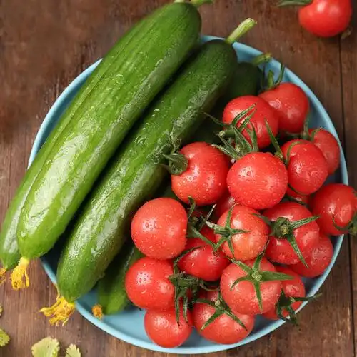 新鲜水果小黄瓜圣女果千禧小番茄迷你西红柿生吃5斤番茄