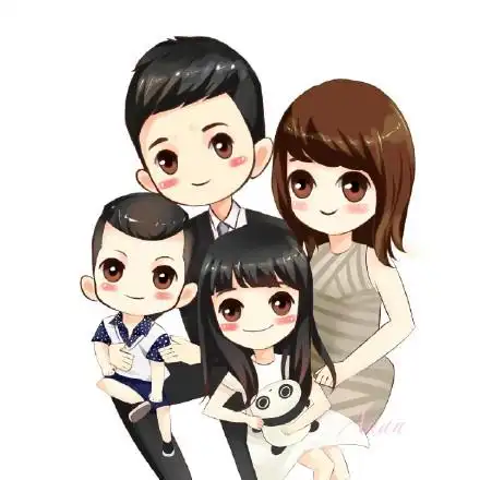 to:@胡军 @白玛芳 #九儿##康康# 15愿笑容常伴一家四口 15给可爱