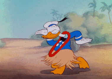 唐老鸭gif开心gif跳舞gif