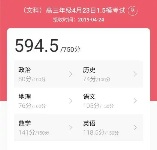 我惊奇的发现,这些成绩或高或低,竟然和我的高考成绩没有任何相似之处