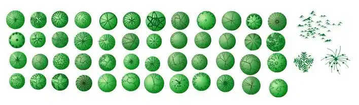 ps铺地 树木 建筑等平面素材 ps平面素材(二) ps格式平面素材15 ps