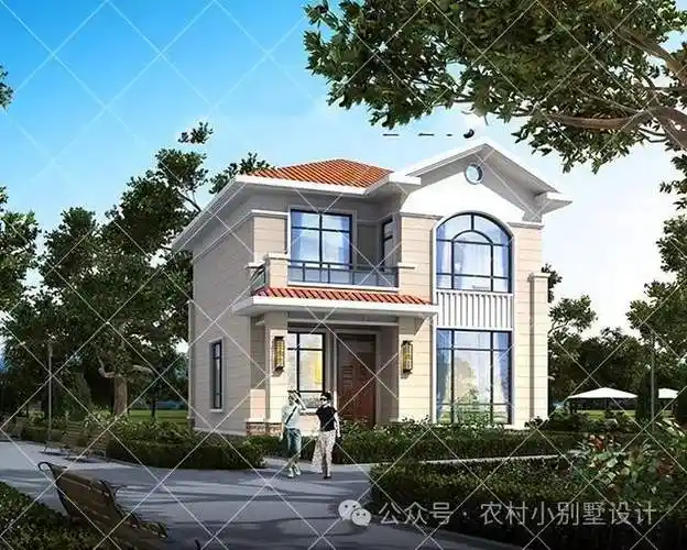 20套田园风二层别墅,外观恬静优雅田园风小别墅,不会让人小瞧