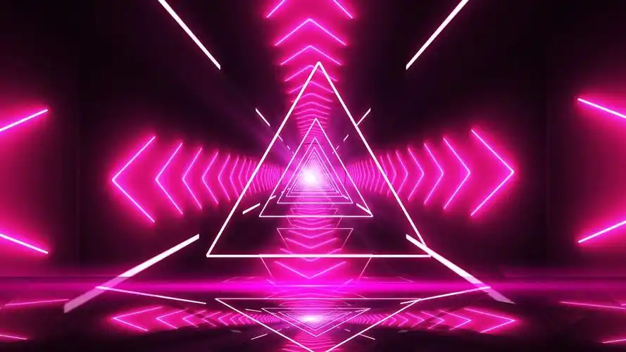 4k动感红色光线舞蹈背景视频走秀舞台背景