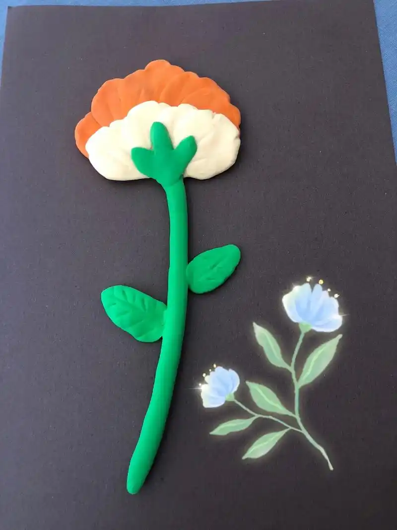 手工黏土花#粘土手工 - 抖音