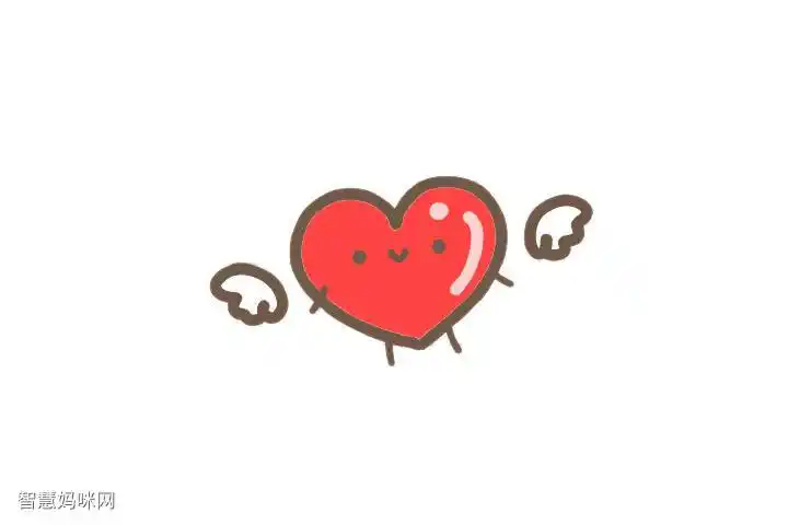 可爱爱心简笔画画法教程