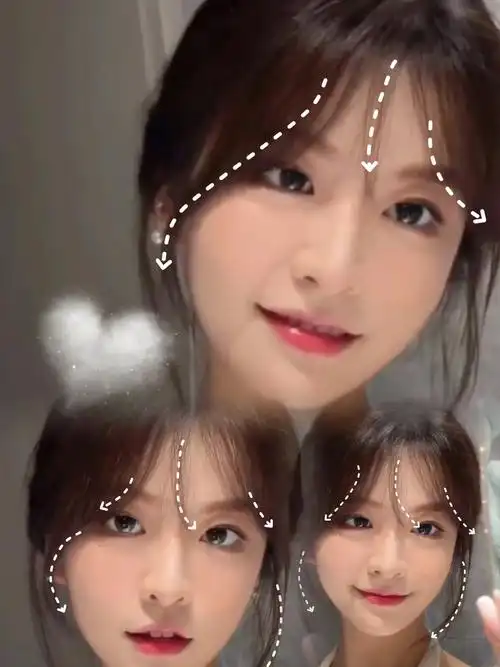 谁剪谁好看7474无敌修颜的法式空气刘海