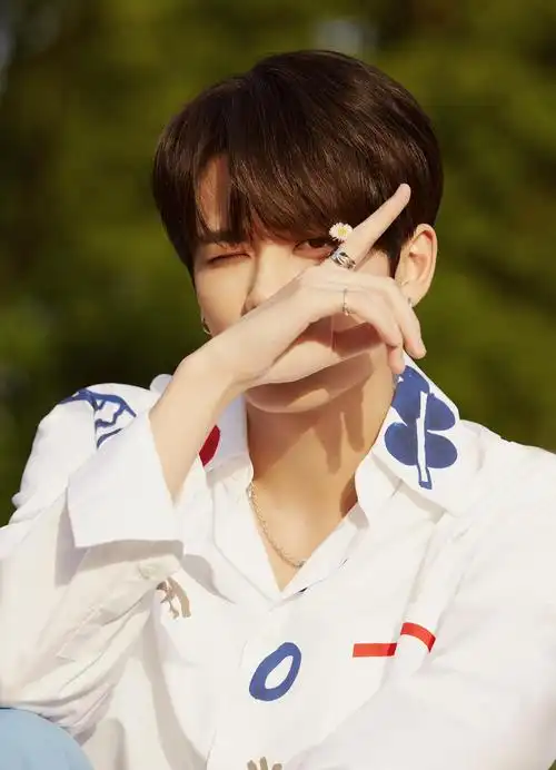 林彦俊写真大片～身穿白色衬衫牛仔裤的干净少年郁郁_高清图集_新浪网