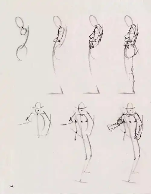 怎么画好人物速写分步骤教你人体速写画法简单易懂