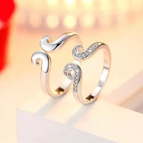 爱你一万年紧箍咒戒指纯银999