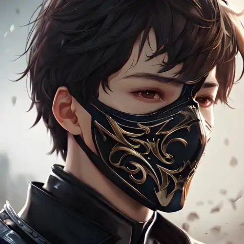 蒙面帅哥风度图片头像