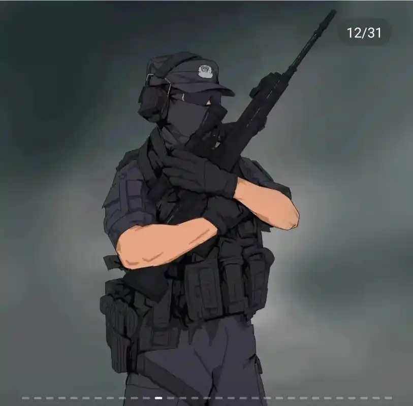 两名可爱的沙雕警察头像