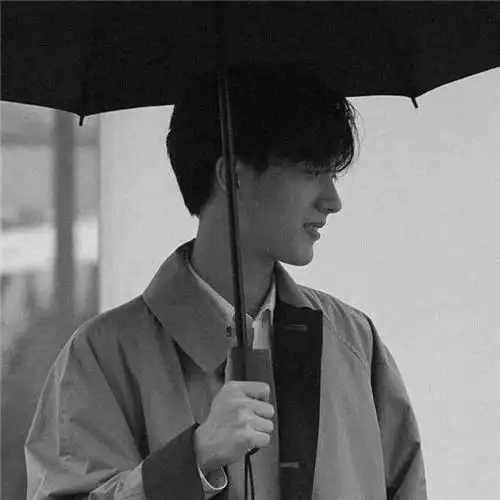 男人黑白头像男人味