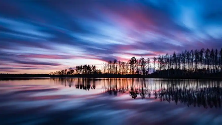 瑞典黄昏美景高清桌面壁纸