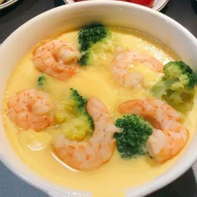 西兰花虾仁蒸蛋