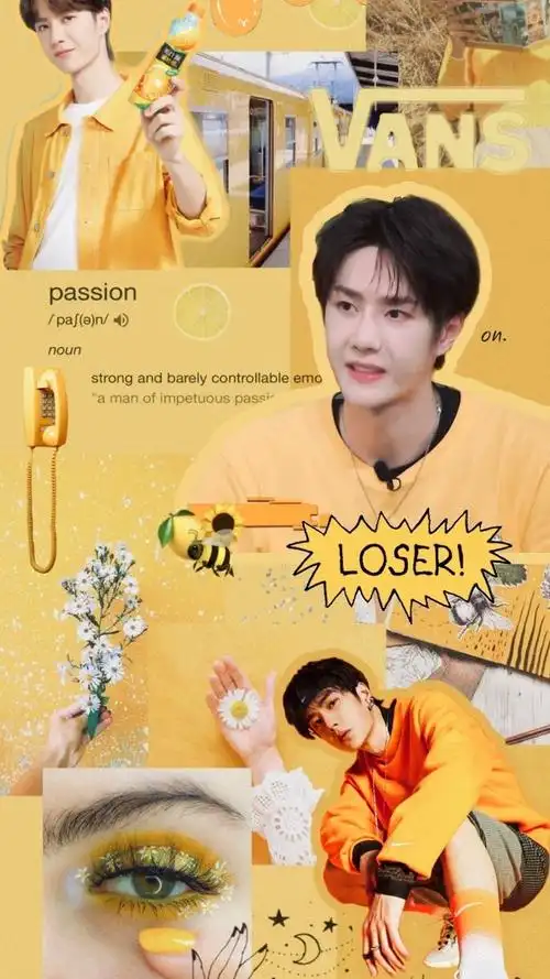 王一博文艺潮流拼贴手机壁纸第一辑