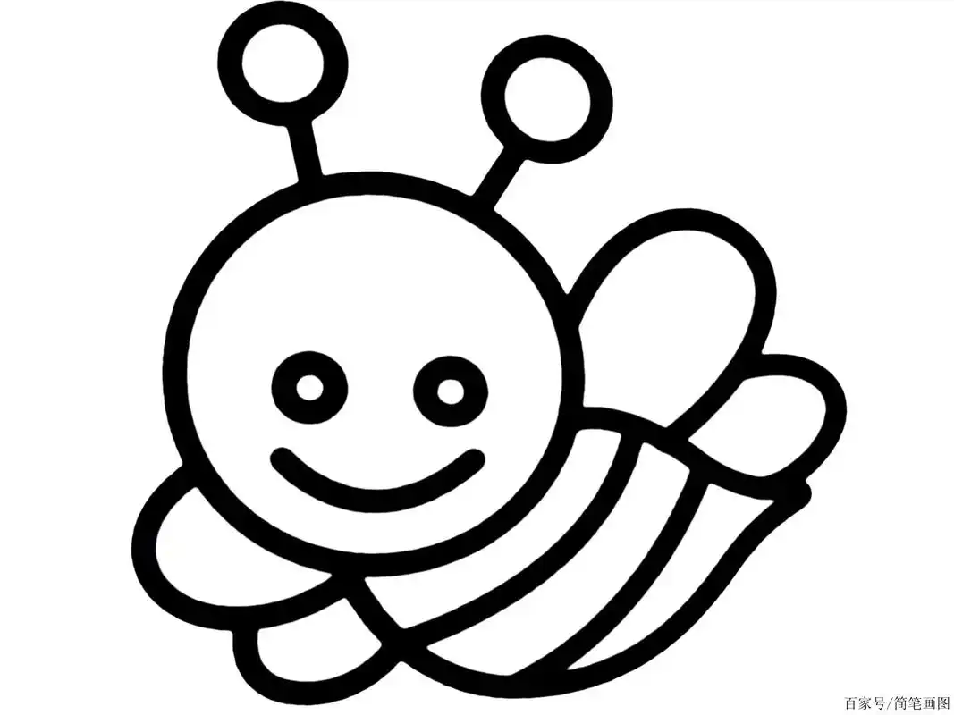 儿童简笔画动物图片分享,适合1-3岁宝宝使用的简笔画