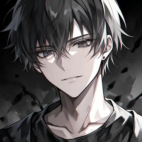 男生动漫头像🖤️冷酷帅气黑暗系列来啦!