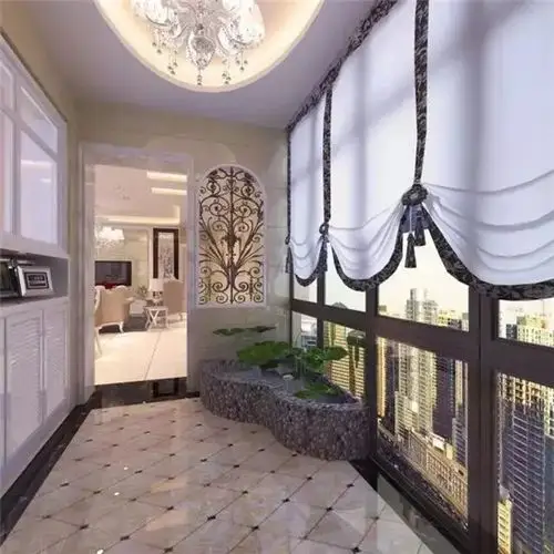 这才叫入户花园,你家大不了算过道