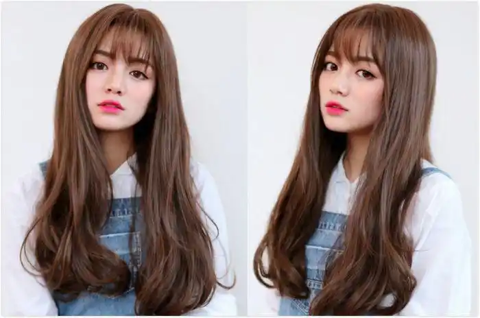 2017女生气质长发发型图片