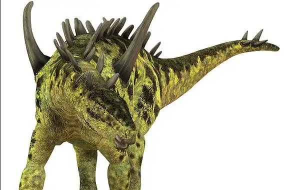 且笨重,但是它行动起来且非常的敏捷,属于一种性情温和的植食性恐龙