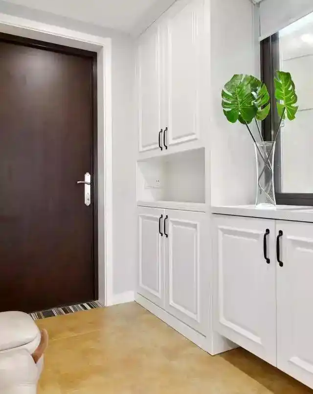 去邻居们家串门一进门就被入户鞋柜惊艳到了款款漂亮又实用