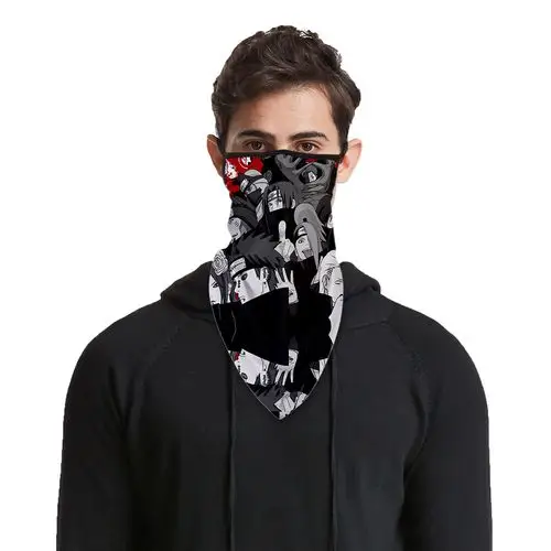 火影忍者户外无缝面罩 围脖头巾面罩 来图可定制