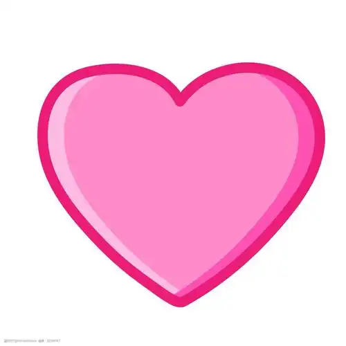 红色卡通爱心png下载