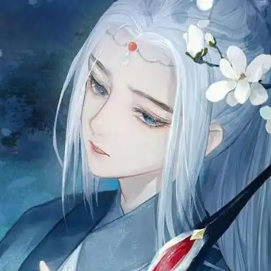 高清动漫版的悲伤流泪古风女子头像图片