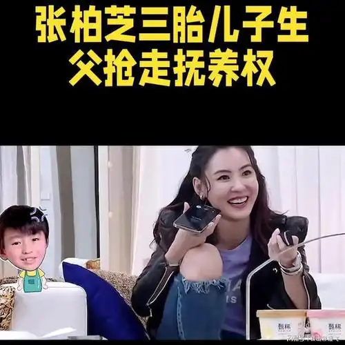 张柏芝的三胎儿子抚养权被生父夺走了,导致她不得不|记者|孙东海|星二