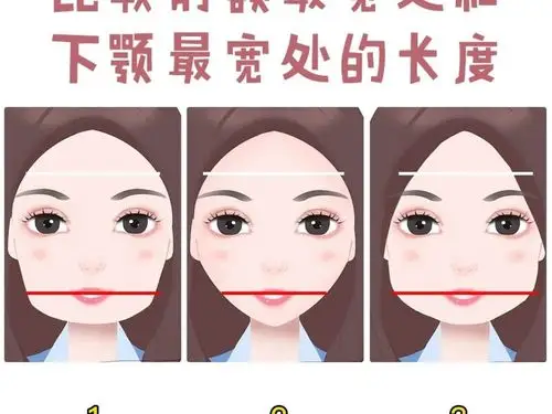 下面说一下如何判断自己的脸型.