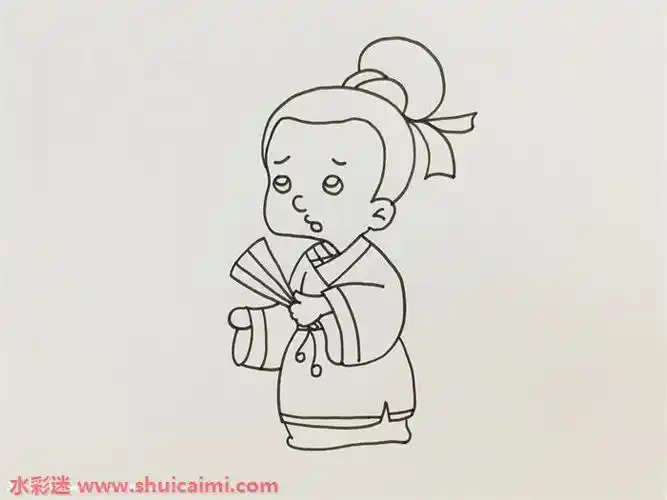 古代人怎么画古代人简笔画步骤