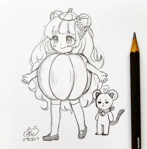 唯美的动漫人物绘画你需要画一波