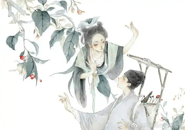 画师:采蘑菇的司马公公 古风 水墨风 - 堆糖,美图壁纸兴趣社区