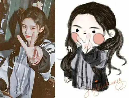 鞠婧祎动漫头像