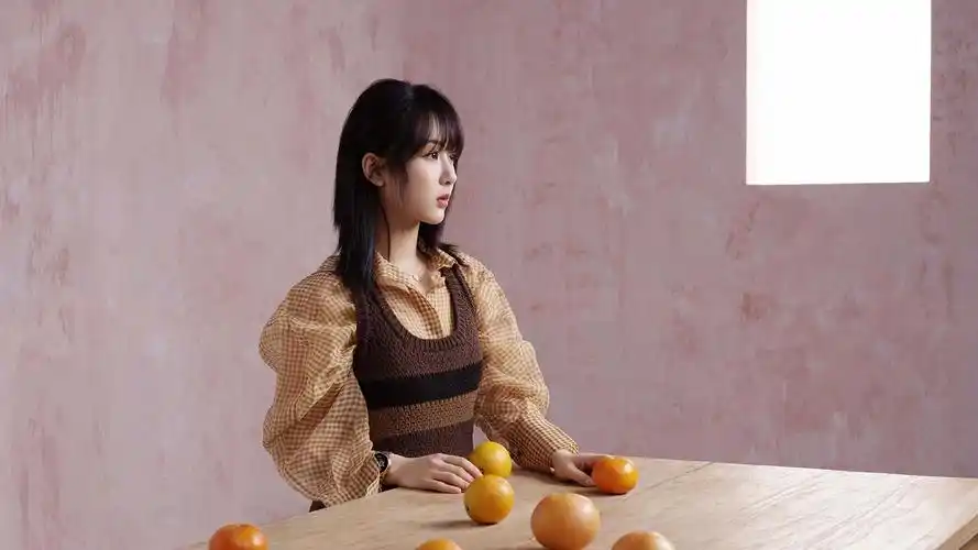 杨紫粉色系温柔高清桌面壁纸壁纸