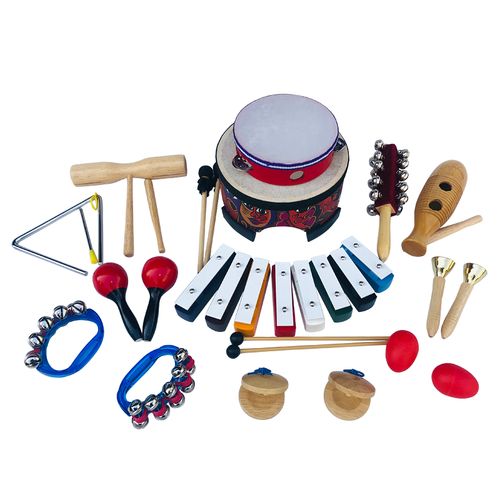 奥尔夫天地(orff world)幼儿园奥尔夫认知12件套 认识打击乐器玩具