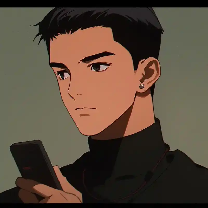 复古动漫男头.酷炫#优质头像 #高级感#ea7 #好图分享  - 抖音