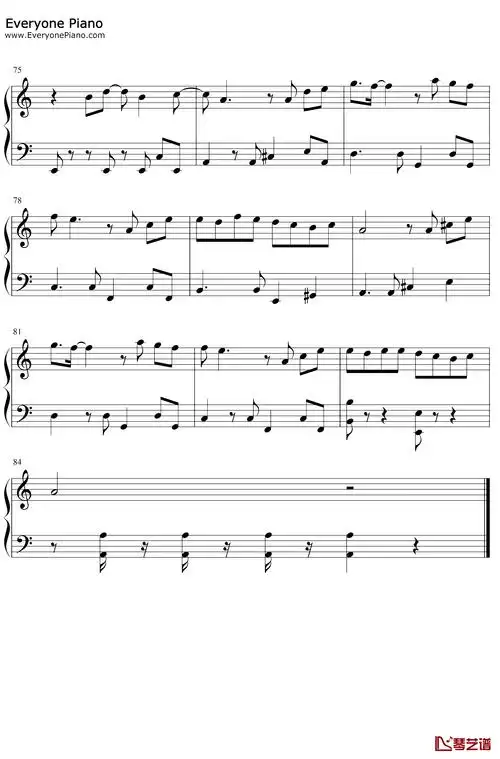 mojito钢琴谱-周杰伦-完整版-周董新歌,再次导致qq音乐服务器崩溃6