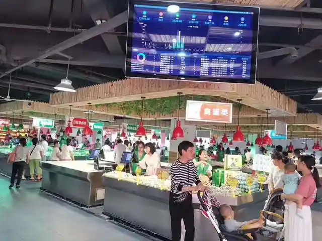 智慧农贸市场刷新市民买菜新模式