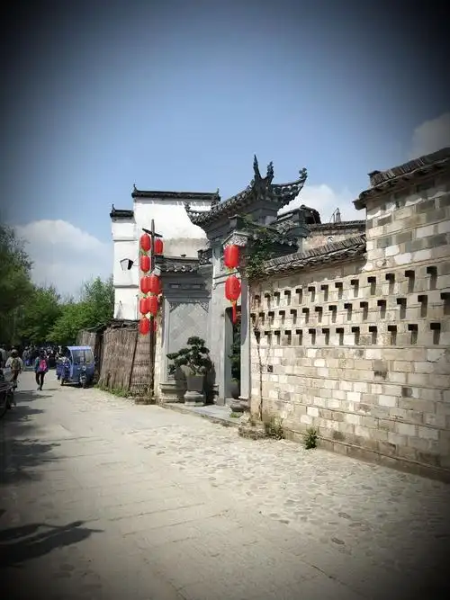 2015-04-25徽州古村的青砖白瓦