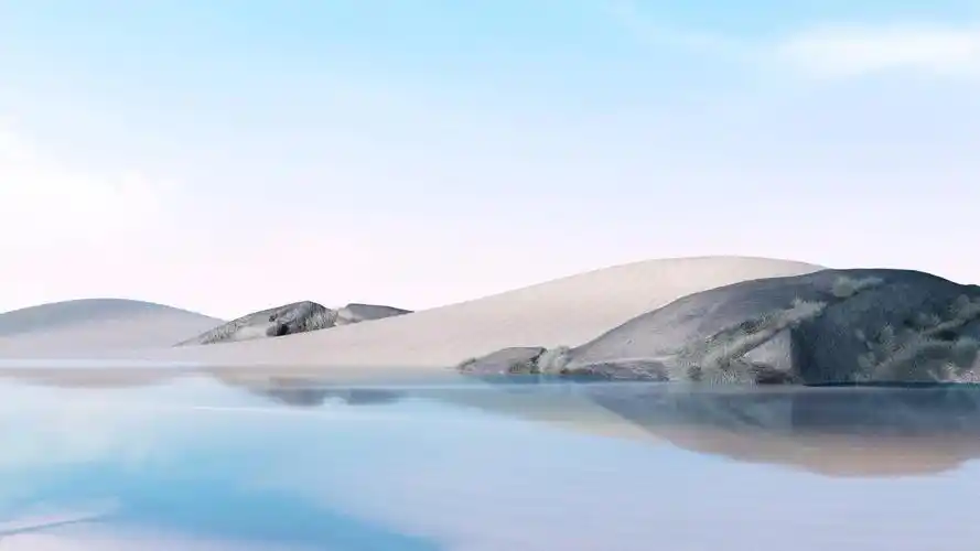 温柔平静的沙漠动态壁纸-mac壁纸